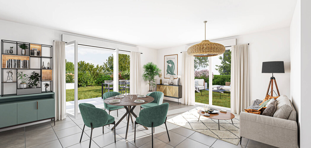 Programme immobilier neuf Les Allées Fleurie - Saint-Georges-de-Reneins proche du centre-bourg et à 35 km de Lyon (69830) - Référence : 16015