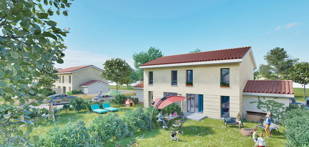 Programme immobilier neuf Les Allées Fleurie - Saint-Georges-de-Reneins proche du centre-bourg et à 35 km de Lyon (69830) - Référence : 16015