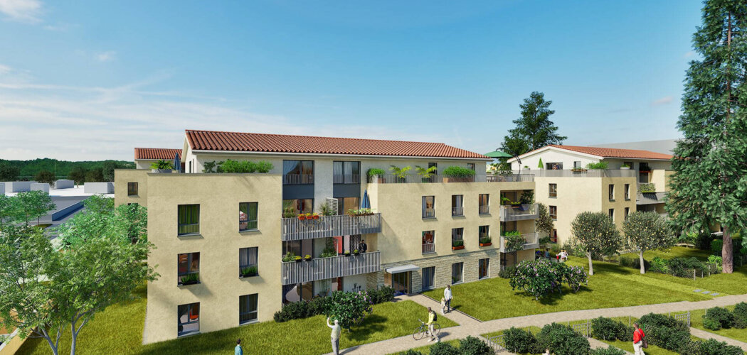 Programme immobilier neuf Les Allées Fleurie - Saint-Georges-de-Reneins proche du centre-bourg et à 35 km de Lyon (69830) - Référence : 16015