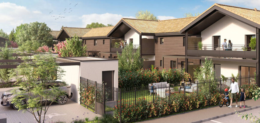 Programme immobilier neuf Les Prairies de Saint-Pierre - Saint-Pierre-de-Chandieu : Résidence T3–T5 avec cadre pavillonnaire et confort optimisé proche des commodités (69780) - Référence : 6895