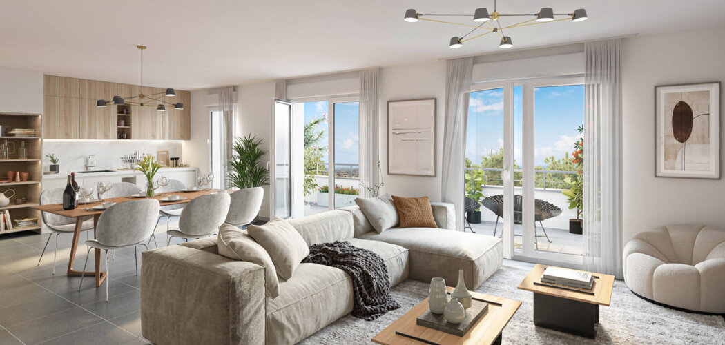 Programme immobilier neuf LES JARDINS DE COLETTE - Sérézin-du-Rhône proche de Lyon en TER (69360) - Référence : 9527