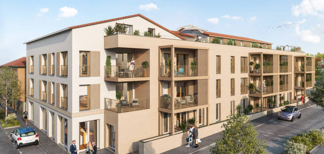 Programme immobilier neuf LES JARDINS DE COLETTE - Sérézin-du-Rhône proche de Lyon en TER (69360) - Référence : 9527