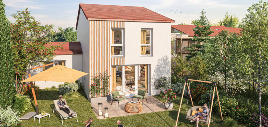 Programme immobilier neuf LES JARDINS DE COLETTE - Sérézin-du-Rhône proche de Lyon en TER (69360) - Référence : 9527