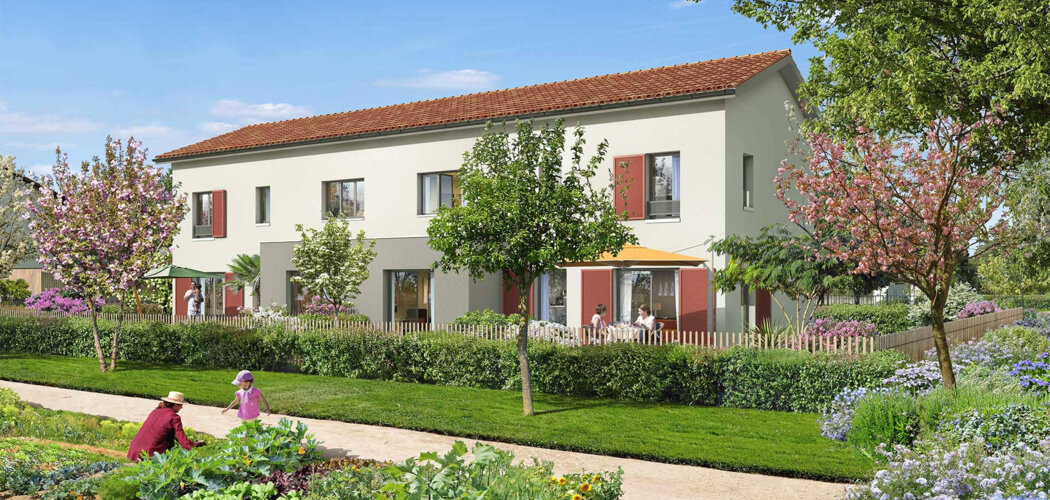 Programme immobilier neuf Domaine Beau Vallon - Solaize : logements neufs lumineux et spacieux proche de Lyon (69360) - Référence : 7477