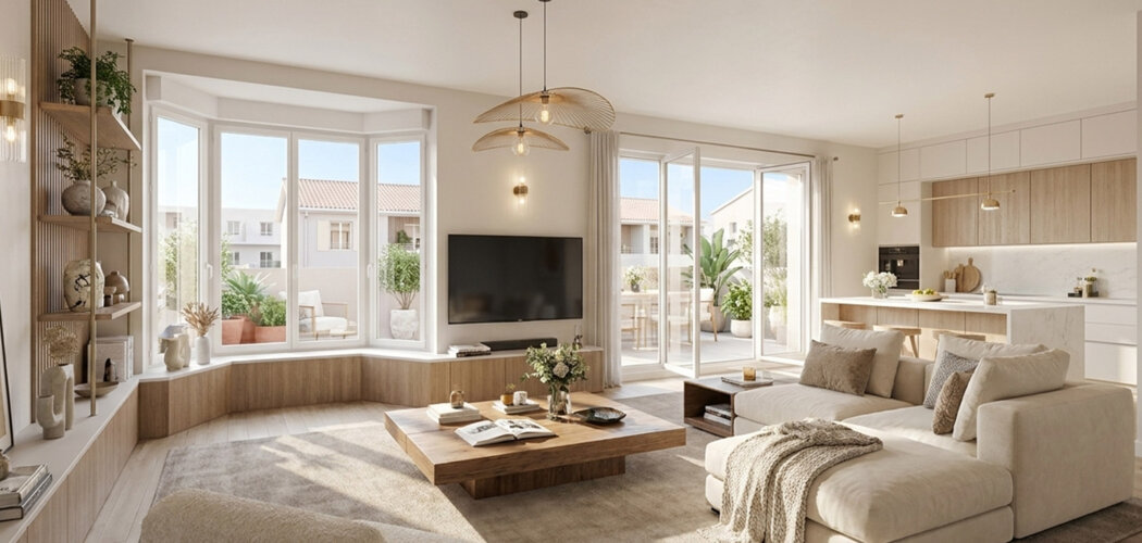 Programme immobilier neuf CONVERGENCE - Tarare cadre urbain proche Croizat appartements avec balcon ou terrasse (69170) - Référence : 17203