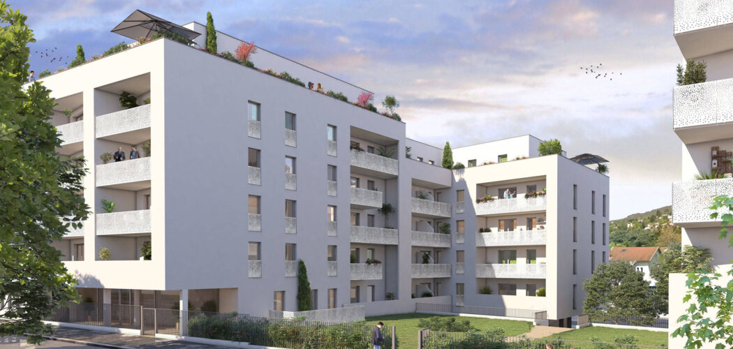 Programme immobilier neuf TERRA NOVA - Tarare : Résidence studio–T5 avec cadre arboré et confort optimisé proche des transports (69170) - Référence : 5937