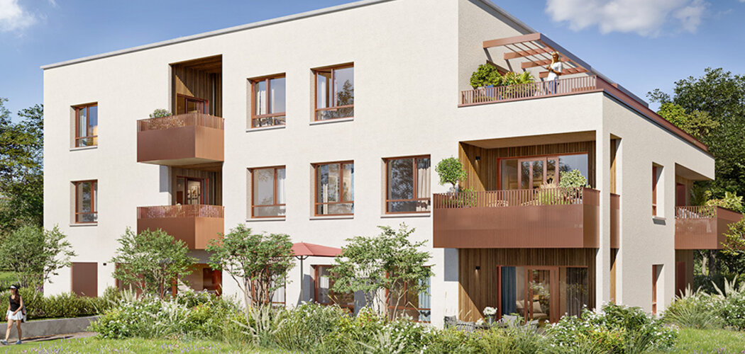 Programme immobilier neuf LE 1827 - Tassin-la-Demi-Lune : logements neufs proches de la gare routière et de Lyon (69160) - Référence : 16002
