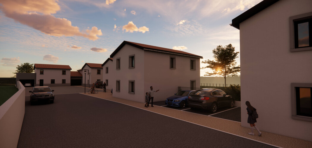 Programme immobilier neuf LE 9 - Ternay maisons neuves à quelques encablures du coeur de ville (69360) - Référence : 12438