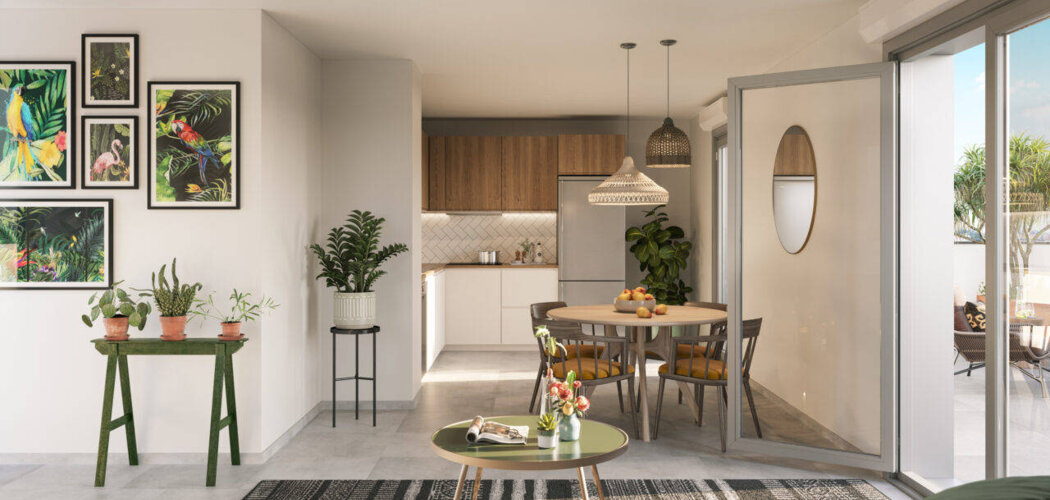 Programme immobilier neuf O'Village - Titre : Vaulx-en-Velin : logements neufs lumineux et conviviaux en quartier Village (69120) - Référence : 14887