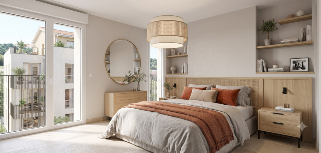 Programme immobilier neuf O'Village - Titre : Vaulx-en-Velin : logements neufs lumineux et conviviaux en quartier Village (69120) - Référence : 14887