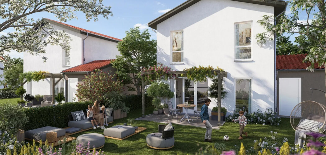 Programme immobilier neuf NUANCES TOUSSIEU - Toussieu dernière maison neuve 5 pièces dans un cadre verdoyant (69780) - Référence : 18641