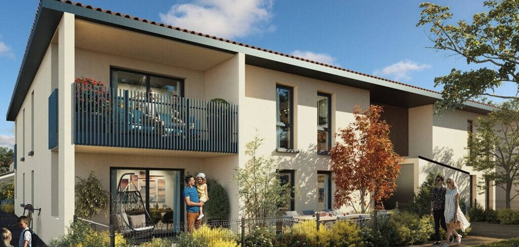 Programme immobilier neuf NUANCES TOUSSIEU  les Maisons - Toussieu : logements neufs sécurisés et verdoyants proche des commodités (69780) - Référence : 15530