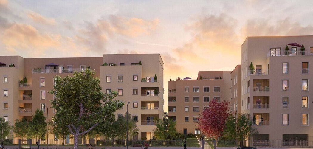 Programme immobilier neuf Résidence SOLINE - Vaulx-en-Velin à proximité métro A et centre commercial (69120) - Référence : 16032
