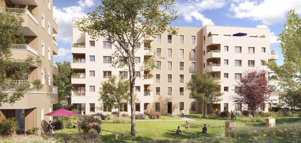 Programme immobilier neuf Résidence SOLINE - Vaulx-en-Velin à proximité métro A et centre commercial (69120) - Référence : 16032