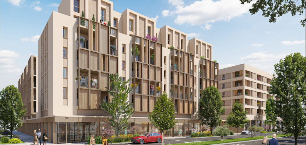 Programme immobilier neuf RenouVaulx - Vaulx-en-Velin : logements neufs proches du tram T9 et des transports lyonnais (69120) - Référence : 15992