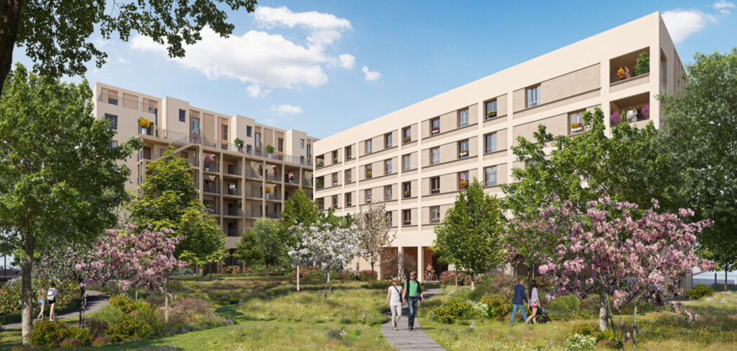Programme immobilier neuf RenouVaulx - Vaulx-en-Velin : logements neufs proches du tram T9 et des transports lyonnais (69120) - Référence : 15992
