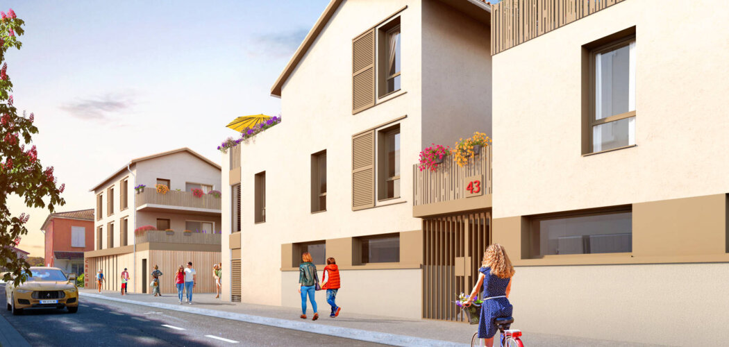 Programme immobilier neuf ORIGIN - Vaulx-en-Velin : logements neufs T3–T5 proche du parc de Miribel Jonage (69120) - Référence : 15742