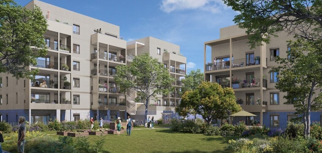Programme immobilier neuf SOHA - Vaulx-en-Velin résidence neuve proche métro A La Soie (69120) - Référence : 15925