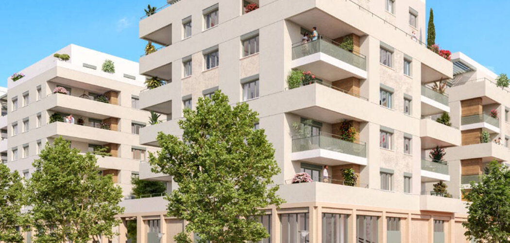 Programme immobilier neuf NATURE EN VILLE - Vaulx-en-Velin secteur central à proximité du tram T9 (69120) - Référence : 16031