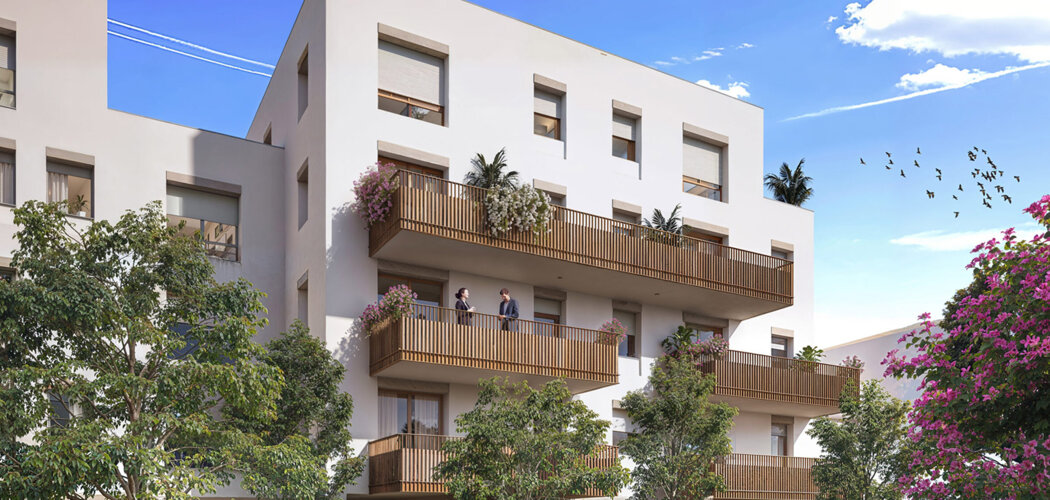Programme immobilier neuf PLEIN CENTRE - Vénissieux cadre urbain pratique proche parc Louis Dupic et Lyon (69200) - Référence : 17465