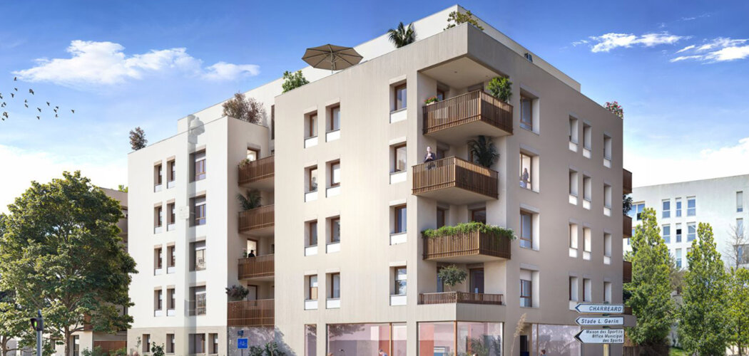 Programme immobilier neuf PLEIN CENTRE - Vénissieux cadre urbain pratique proche parc Louis Dupic et Lyon (69200) - Référence : 17465