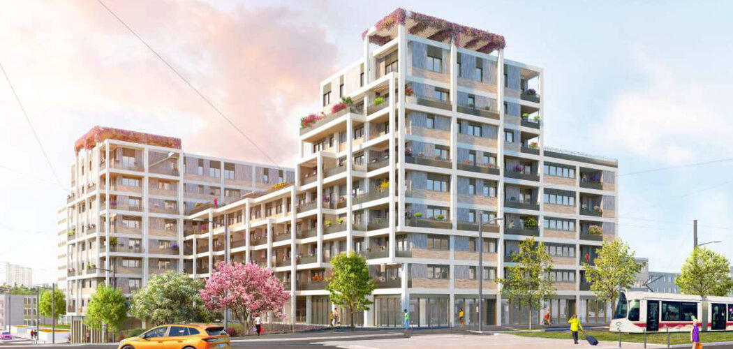 Programme immobilier neuf NEW TIME - Vénissieux  connecté à Lyon par le tramway T4 (69200) - Référence : 15996
