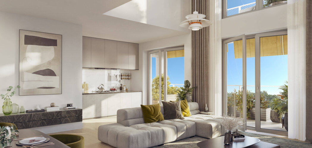 Programme immobilier neuf L'archipel - Vénissieux : logements neufs sécurisés et verdoyants proche des commodités (69200) - Référence : 15094
