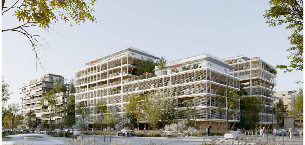 Programme immobilier neuf L'archipel - Vénissieux : logements neufs sécurisés et verdoyants proche des commodités (69200) - Référence : 15094