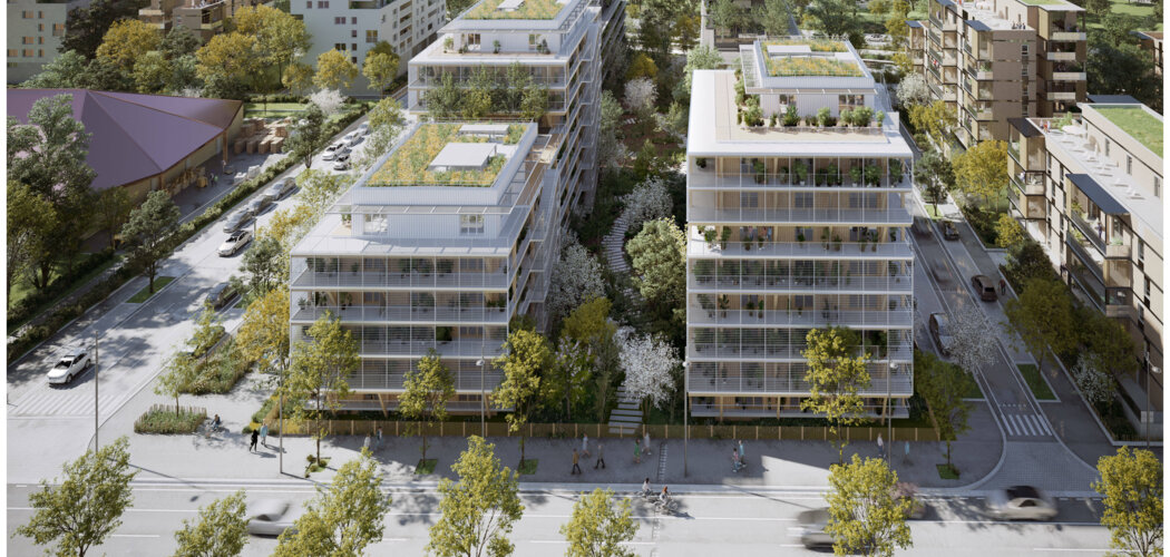 Programme immobilier neuf L'archipel - Vénissieux : logements neufs sécurisés et verdoyants proche des commodités (69200) - Référence : 15094