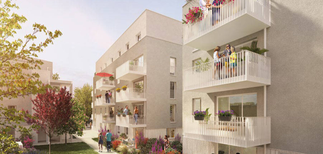 Programme immobilier neuf EN VUE - Vénissieux : logements neufs sécurisés et verdoyants proche des espaces verts (69200) - Référence : 15178