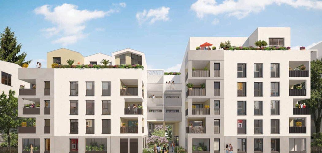Programme immobilier neuf Pressensé Park - Vénissieux : logements neufs sécurisés et verdoyants proche des transports (69200) - Référence : 15159