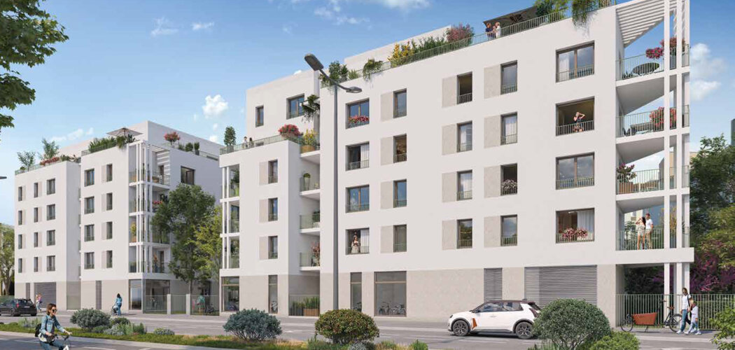 Programme immobilier neuf L'Emeraude - Vénissieux Moulin à proximité des tramways T4 et T6 (69200) - Référence : 15997
