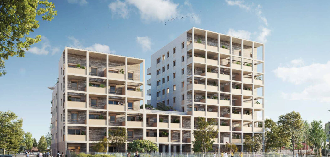 Programme immobilier neuf L'INSTANT - Vénissieux près de la Place Bellecour en métro D (69200) - Référence : 17142