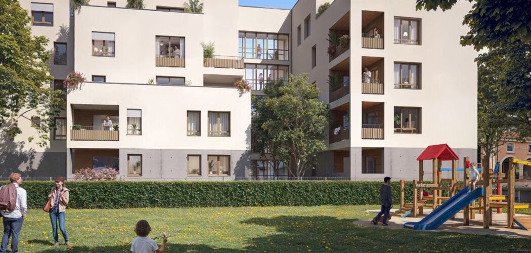 Programme immobilier neuf Alizé - Vénissieux quartier Moulin à Vent proche tram T6 (69200) - Référence : 17466