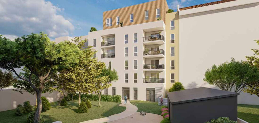 Programme immobilier neuf SERENITY - Vénissieux : Résidence studio–T4 avec cadre résidentiel et confort optimisé proche des transports (69200) - Référence : 17140