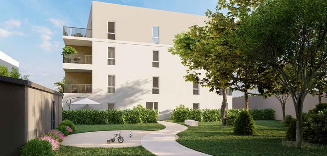 Programme immobilier neuf SERENITY - Vénissieux : Résidence studio–T4 avec cadre résidentiel et confort optimisé proche des transports (69200) - Référence : 17140