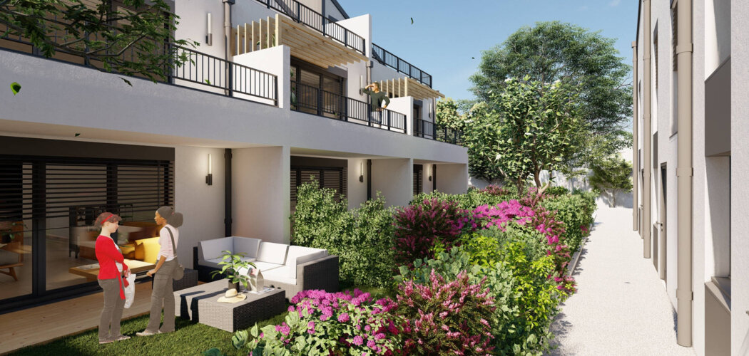 Programme immobilier neuf LES CONTEMPORAINES - Villeurbanne à deux pas de Lyon par le métro A (69100) - Référence : 16051