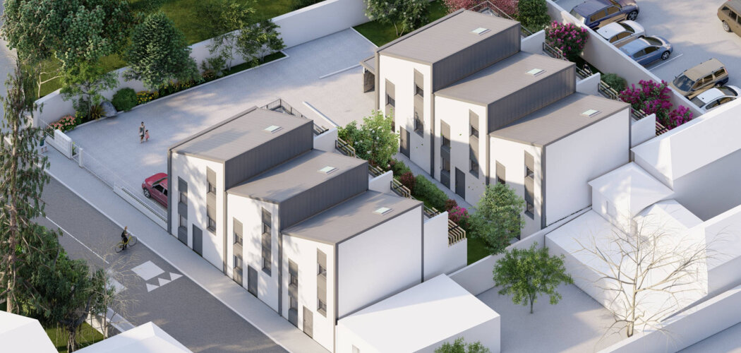 Programme immobilier neuf LES CONTEMPORAINES - Villeurbanne à deux pas de Lyon par le métro A (69100) - Référence : 16051
