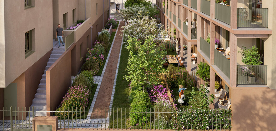 Programme immobilier neuf Néa - Villeurbanne aux portes de Lyon métro A Cusset à pied (69100) - Référence : 16057