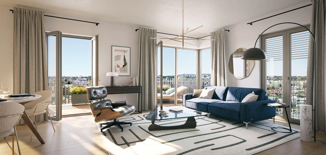 Programme immobilier neuf EGERIE - Villeurbanne Gratte-Ciel proche métro A et tramway T6 (69100) - Référence : 16054