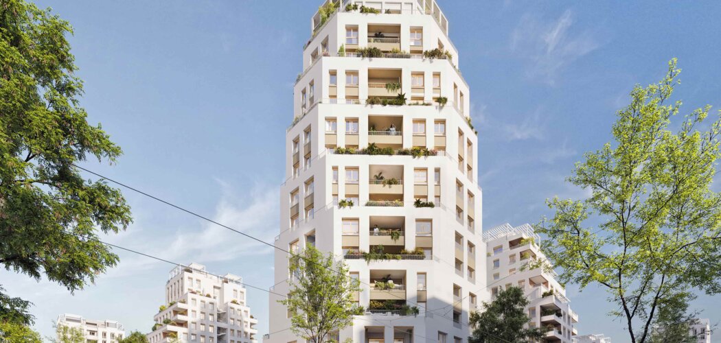 Programme immobilier neuf Vues Ciel - Villeurbanne : logements neufs écologiques et lumineux proche des transports (69100) - Référence : 15374