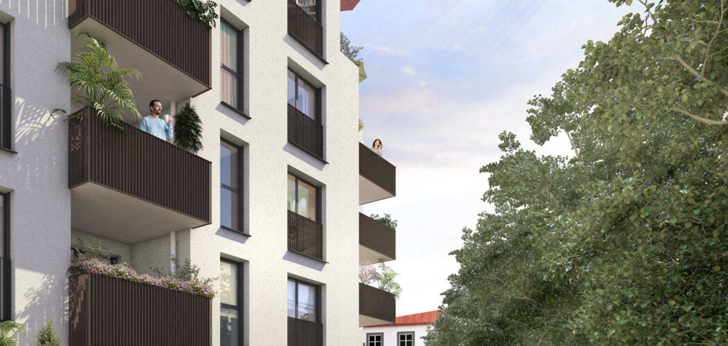 Programme immobilier neuf IRIS - Villeurbanne : logements neufs sécurisés et verdoyants proche des transports (69100) - Référence : 8421