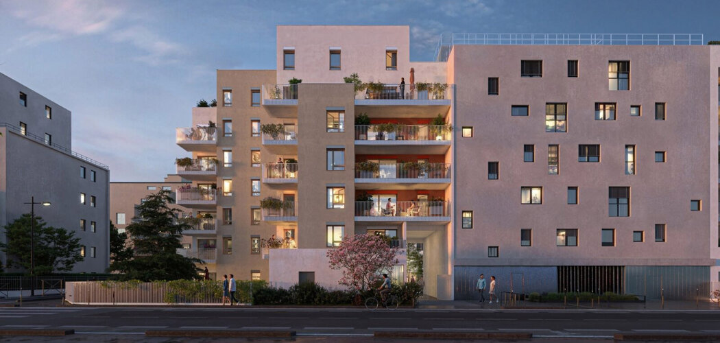 Programme immobilier neuf DUA - Villeurbanne près du campus de La Doua (69100) - Référence : 16056