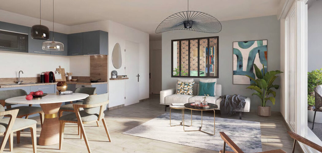 Programme immobilier neuf Les Ateliers du Parc - Villeurbanne près tram T3 vers Part-Dieu (69100) - Référence : 16050