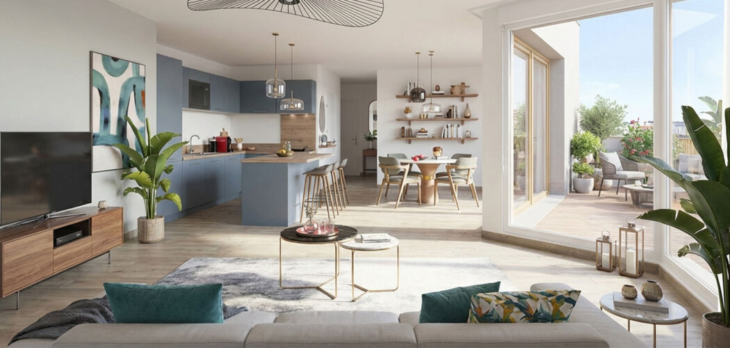 Programme immobilier neuf MONOPOLIS - Villeurbanne quartier résidentiel proche métro Cusset (69100) - Référence : 16965