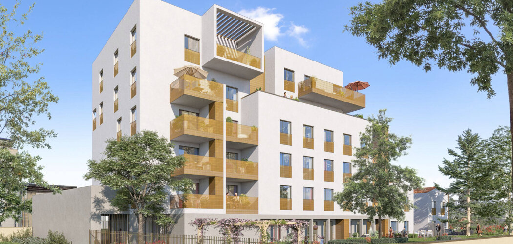 Programme immobilier neuf Park Lane - Villeurbanne : Résidence T2–T5 avec cadre résidentiel et confort optimisé proche des commodités (69100) - Référence : 14746