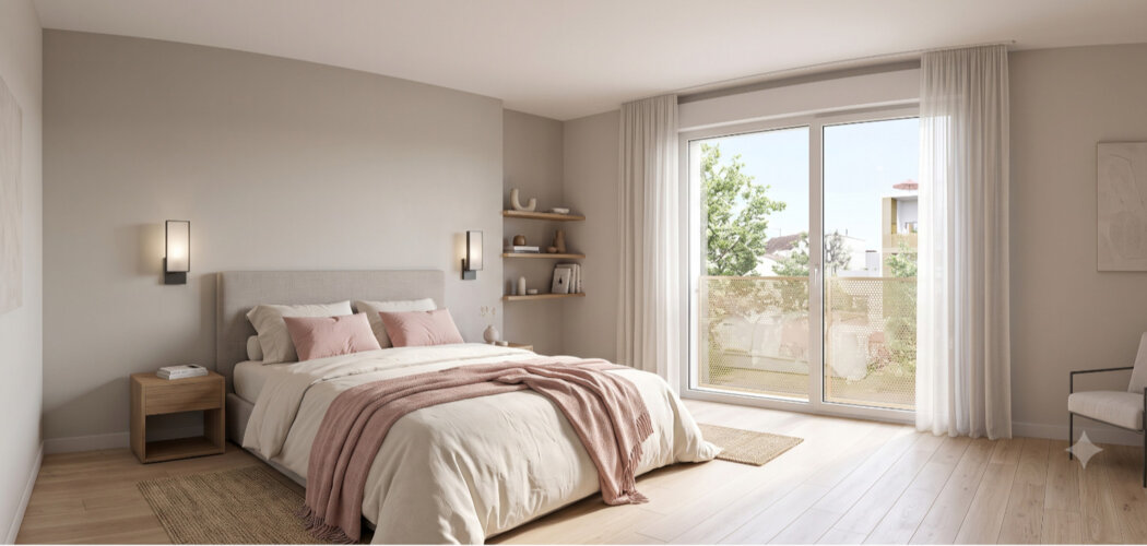 Programme immobilier neuf Park Lane - Villeurbanne : Résidence T2–T5 avec cadre résidentiel et confort optimisé proche des commodités (69100) - Référence : 14746