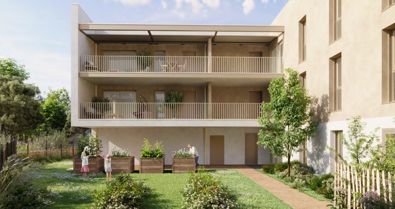 Achat / Vente immobilier neuf Chaponost cadre verdoyant à deux pas du Parc du Boulard (69630) - Réf. 13102