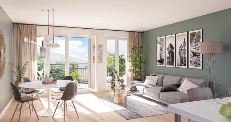 Achat / Vente immobilier neuf Décines-Charpieu à 10 min à pied du tram T7 et T3 (69150) - Réf. 12972