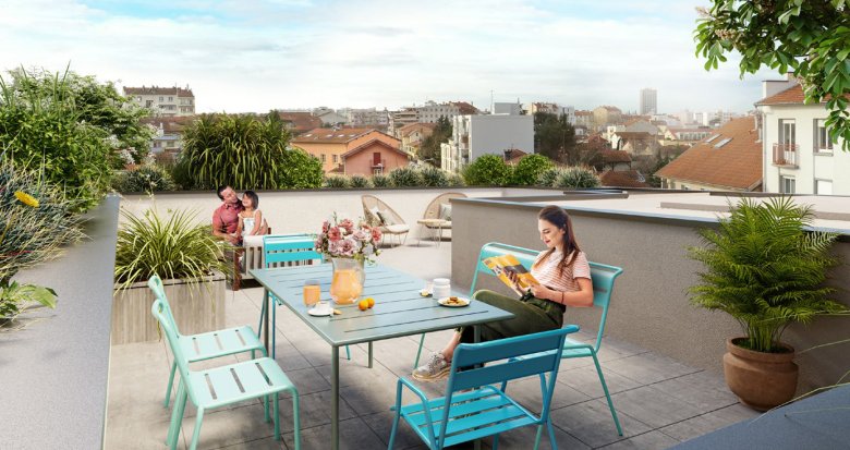 Achat / Vente immobilier neuf Lyon 03 secteur Monchat proche Parc Bazin (69003) - Réf. 13731